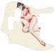 Pin Up Girl 7 Aged White