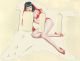 Pin Up Girl 7 Aged White - HSS Shawbucker Elite Strat