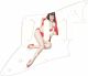 Pin Up Girl 7 White