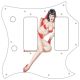 Pin Up Girl 7 White