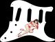Pin Up Girl 7 White SM - Vintera '50s Strat