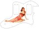 Pin Up Girl 9 White - '72 ReIssue Thinline Tele