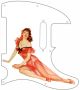 Pin Up Girl 9 White - 8 Hole Tele