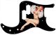 Pin Up Girl Billowed Sleeves Black