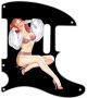 Pin Up Girl Billowed Sleeves Black