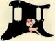 Pin Up Girl Billowed Sleeves Black