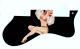 Pin Up Girl Billowed Sleeves Black