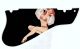 Pin Up Girl Billowed Sleeves Black