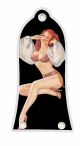 Pin Up Girl Billowed Sleeves BK