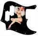 Pin Up Girl Billowed Sleeves Black
