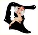 Pin Up Girl Billowed Sleeves Black