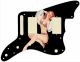 Pin Up Girl Billowed Sleeves Black