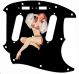Pin Up Girl Billowed Sleeves Black