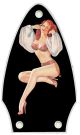 Pin Up Girl Billowed Sleeves BK