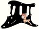 Pin Up Girl Billowed Sleeves Black