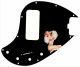 Pin Up Girl Billowed Sleeves Black