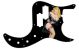 Pin Up Girl Black Negligee BK