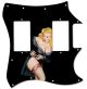 Pin Up Girl Black Negligee BK