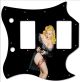 Pin Up Girl Black Negligee BK