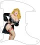 Pin Up Girl Black Negligee WH