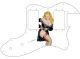 Pin Up Girl Black Negligee WH