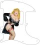 Pin Up Girl Black Negligee WH