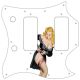 Pin Up Girl Black Negligee WH
