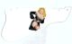 Pin Up Girl Black Negligee WH