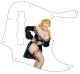 Pin Up Girl Black Negligee WH