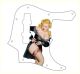 Pin Up Girl Black Negligee WH