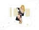 Pin Up Girl Black Negligee WH