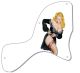 Pin Up Girl Black Negligee WH