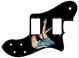 Pin Up Girl Blue Dress Black - '72 ReIssue Deluxe Tele