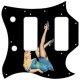 Pin Up Girl Blue Dress BK