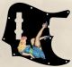 Pin Up Girl Blue Dress BK