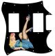 Pin Up Girl Blue Dress BK
