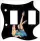 Pin Up Girl Blue Dress BK