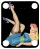 Pin Up Girl Blue Dress BK