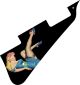 Pin Up Girl Blue Dress BK