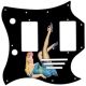 Pin Up Girl Blue Dress BK