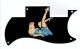 Pin Up Girl Blue Dress BK