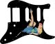 Pin Up Girl Blue Dress BK