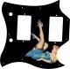 Pin Up Girl Blue Dress BK
