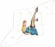 Pin Up Girl Blue Dress WH