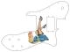 Pin Up Girl Blue Dress White - '72 ReIssue Custom Tele