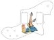 Pin Up Girl Blue Dress White - '72 ReIssue Deluxe Tele