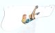 Pin Up Girl Blue Dress WH