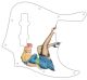 Pin Up Girl Blue Dress WH