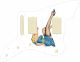 Pin Up Girl Blue Dress WH