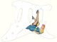 Pin Up Girl Blue Dress WH